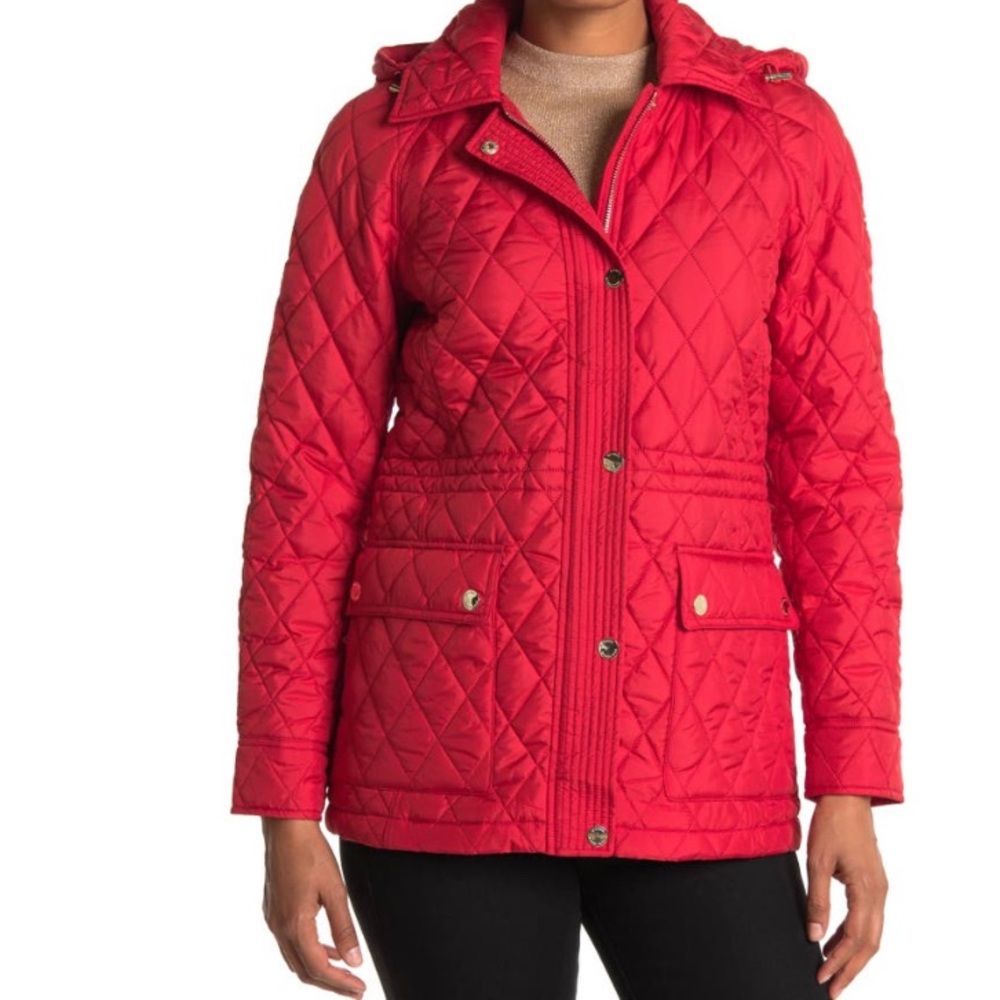 Michael Kors Hooded Quilted Jacket